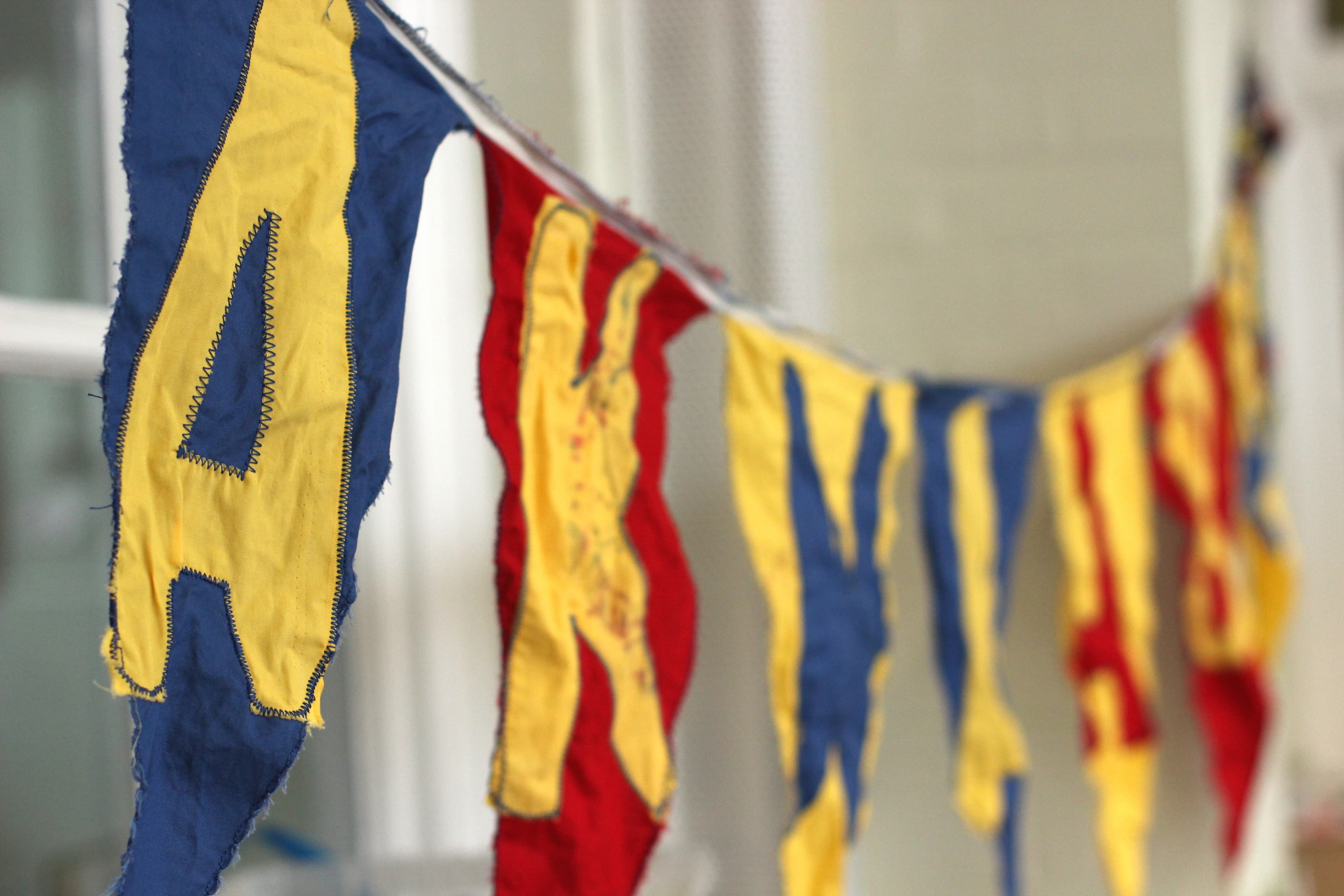 Flags with Akwaaba letters